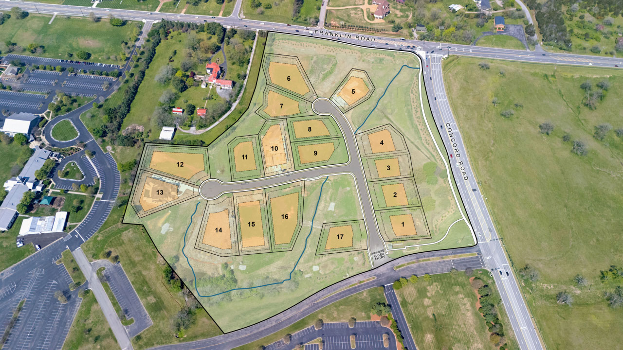 AERIAL DEVELOPMENT SITE PLAN