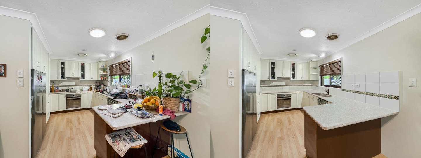 Item Removal & Virtual Cleaning before