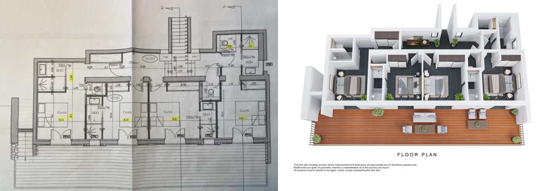 Floor Plan Redraws before